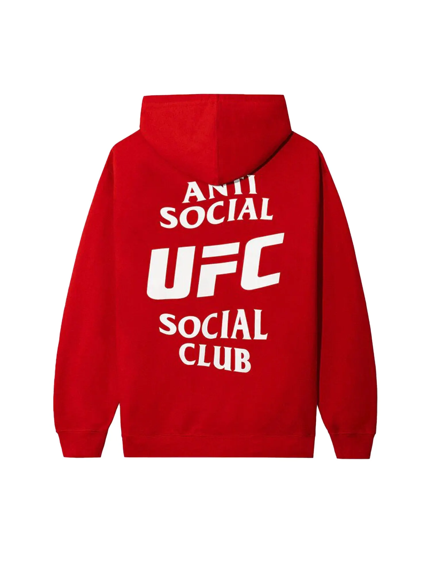 Одноименная худи Красная Anti Social Social Club x UFC — изображение 2 из 4, красный
