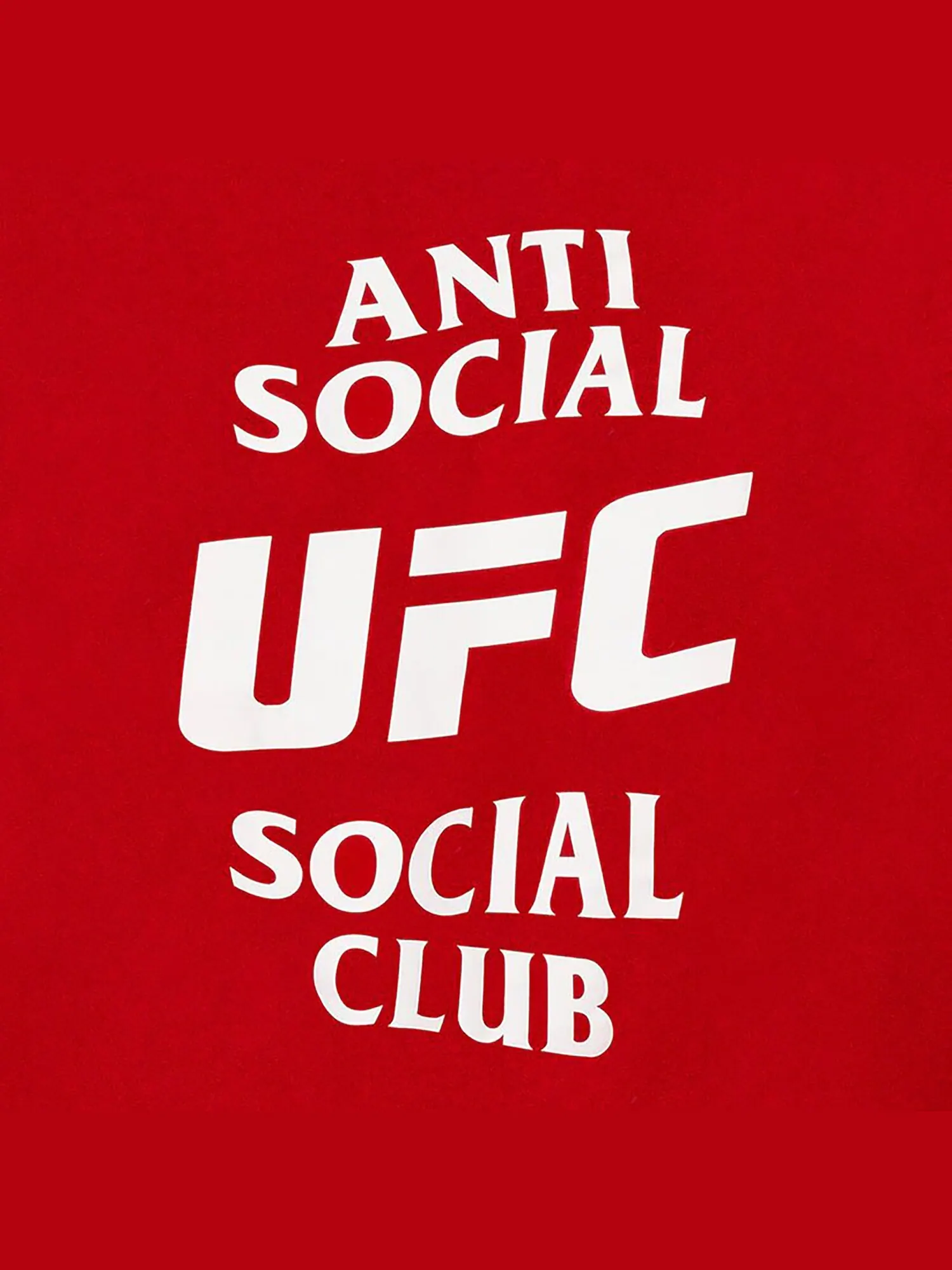 Одноименная худи Красная Anti Social Social Club x UFC — изображение 4 из 4, красный