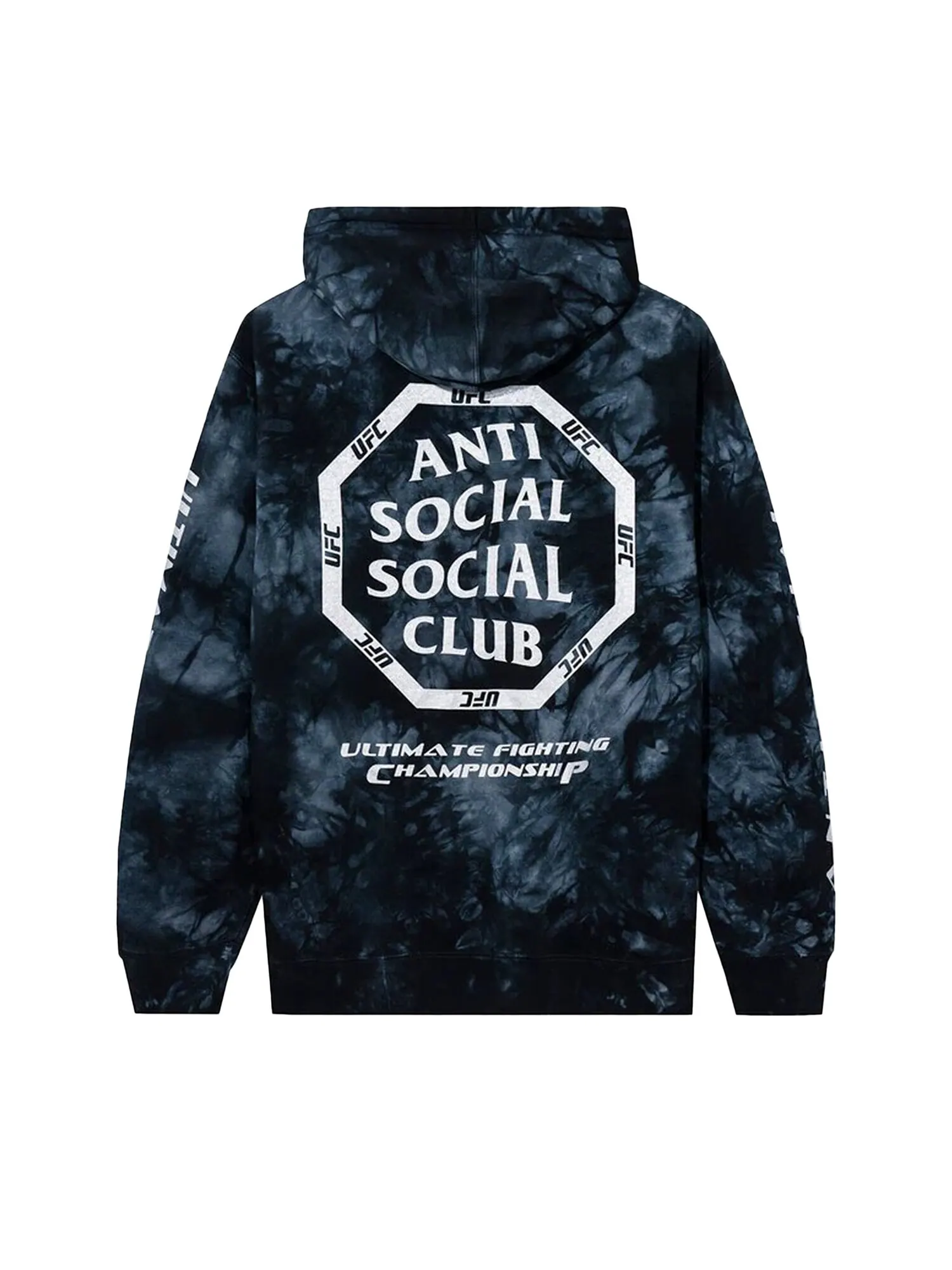 Толстовка Anti Social Social Club x UFC Ultimatum Черная — изображение 2 из 4, черный