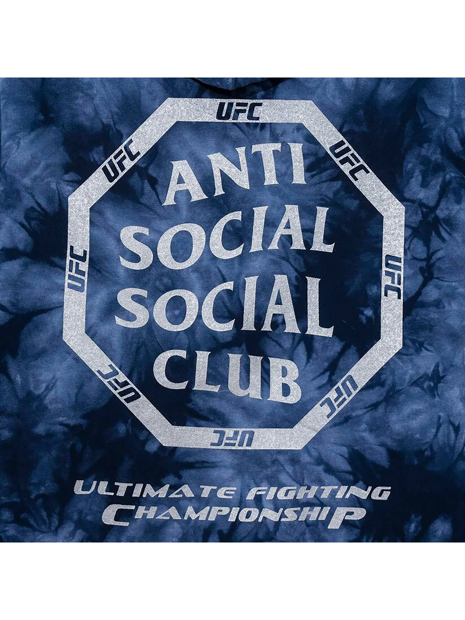 Толстовка Anti Social Social Club x UFC Ultimatum — изображение 3 из 3, синий