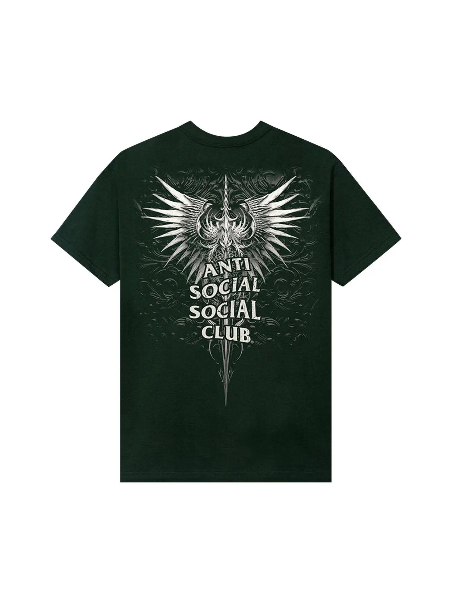 Футболка Anti Social Social Club Sympathy Forest Green — изображение 2 из 2, зеленый