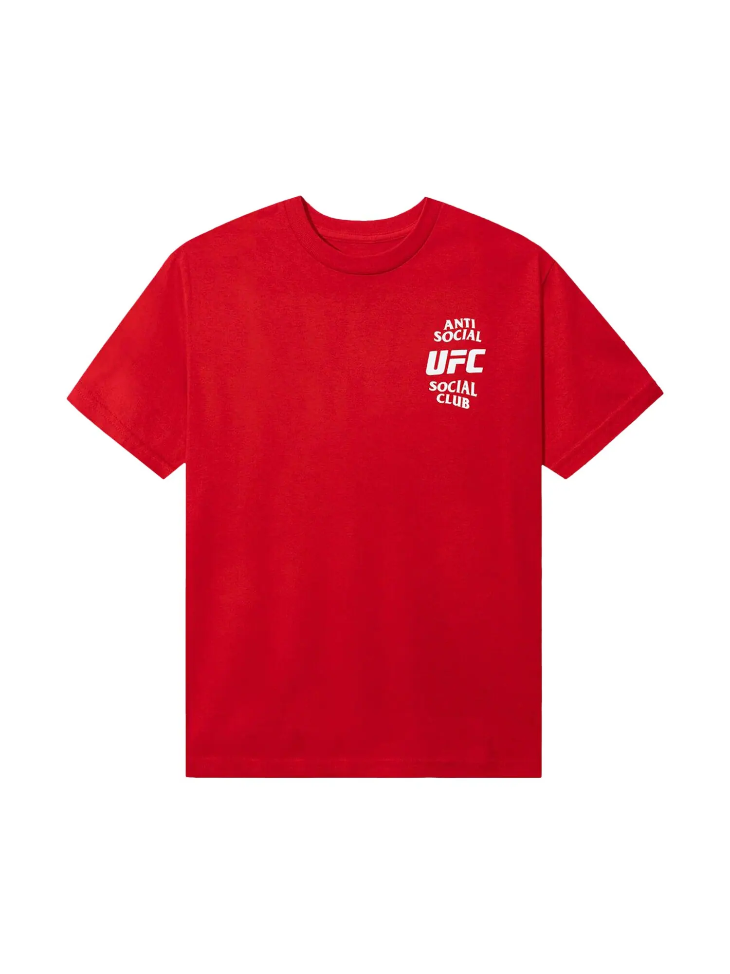 Одноименная футболка Anti Social Social Club x UFC Красная — изображение 1 из 2, красный