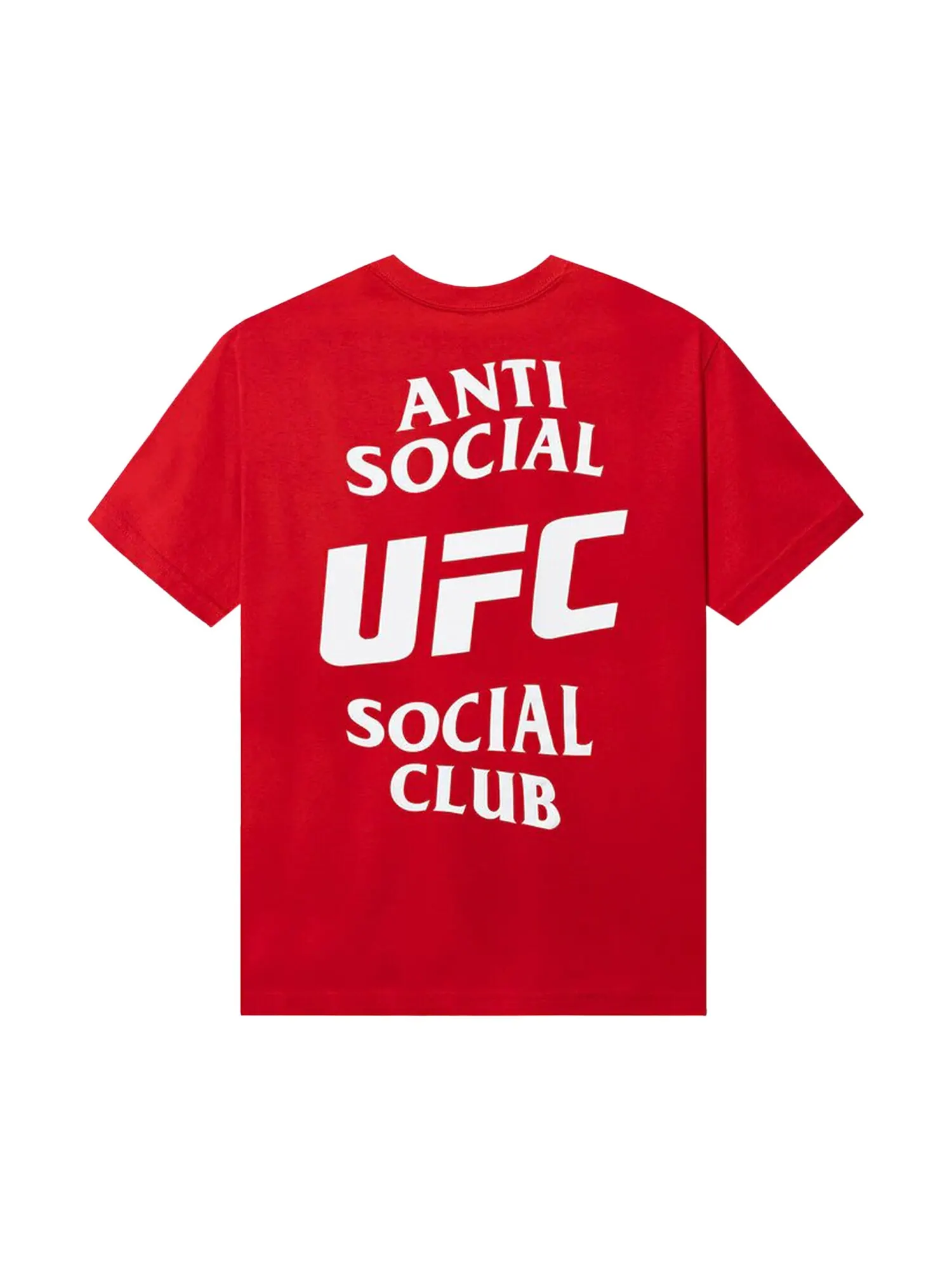 Одноименная футболка Anti Social Social Club x UFC Красная — изображение 2 из 2, красный