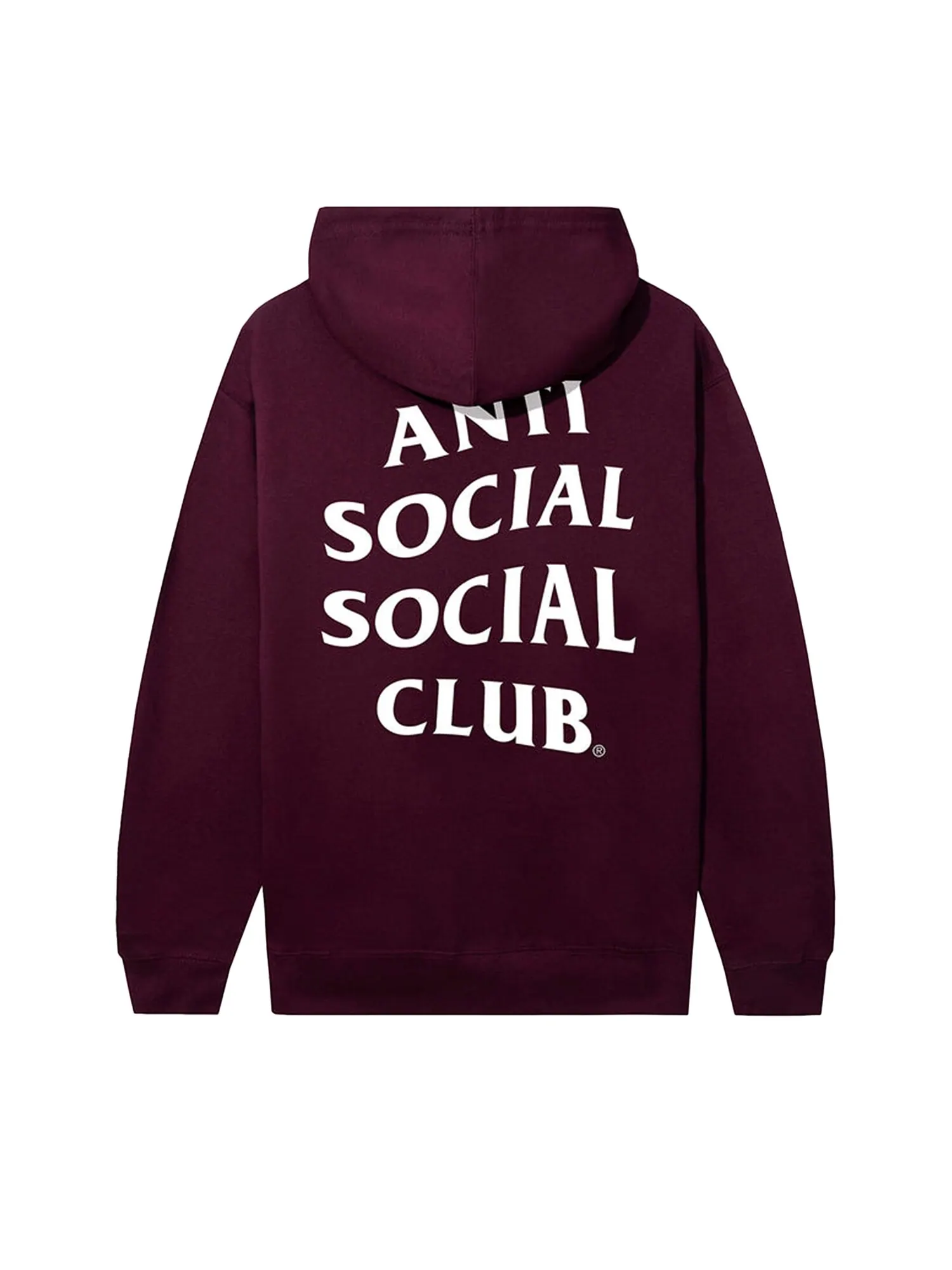 Толстовка Anti Social Social Club Mind Games, темно-бордовая — изображение 2 из 2, коричневый