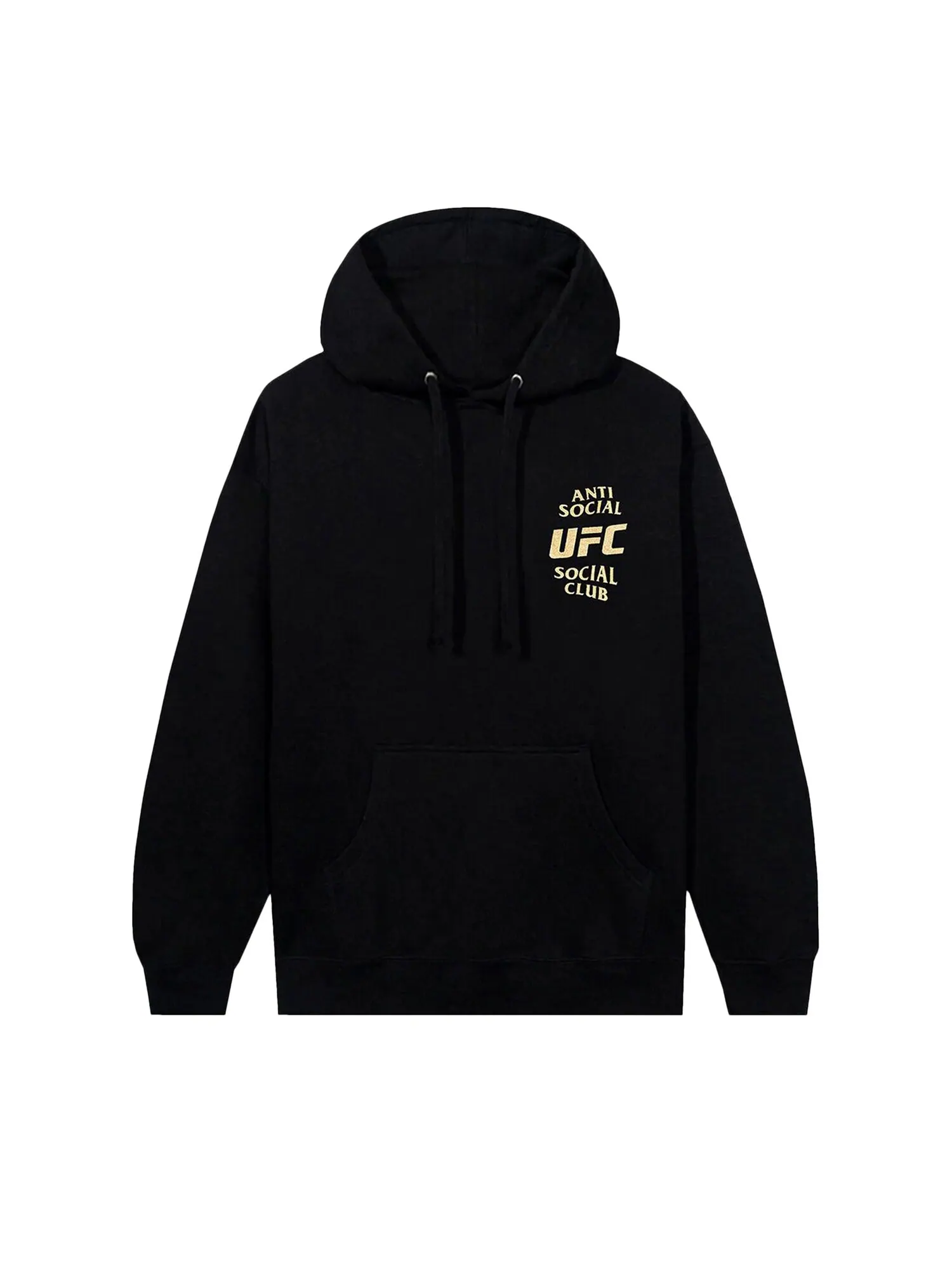 Толстовка с одноименным названием Anti Social Social Club x UFC Черная — изображение 1 из 2, черный