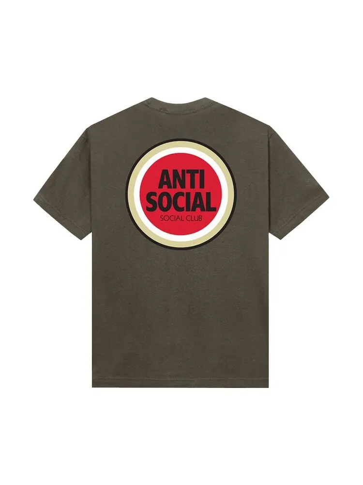Футболка Anti Social Social Club Bullseye Tee — изображение 2 из 2, коричневый
