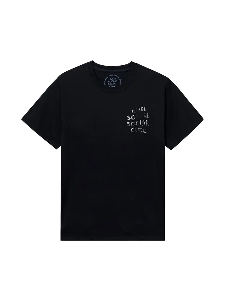 Футболка Anti Social Social Club Thrashed Logo Flip Tee — изображение 1 из 2, черный