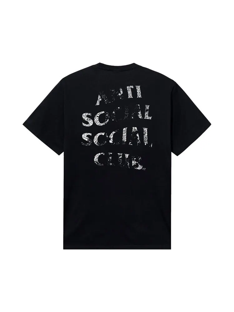 Футболка Anti Social Social Club Thrashed Logo Flip Tee — изображение 2 из 2, черный