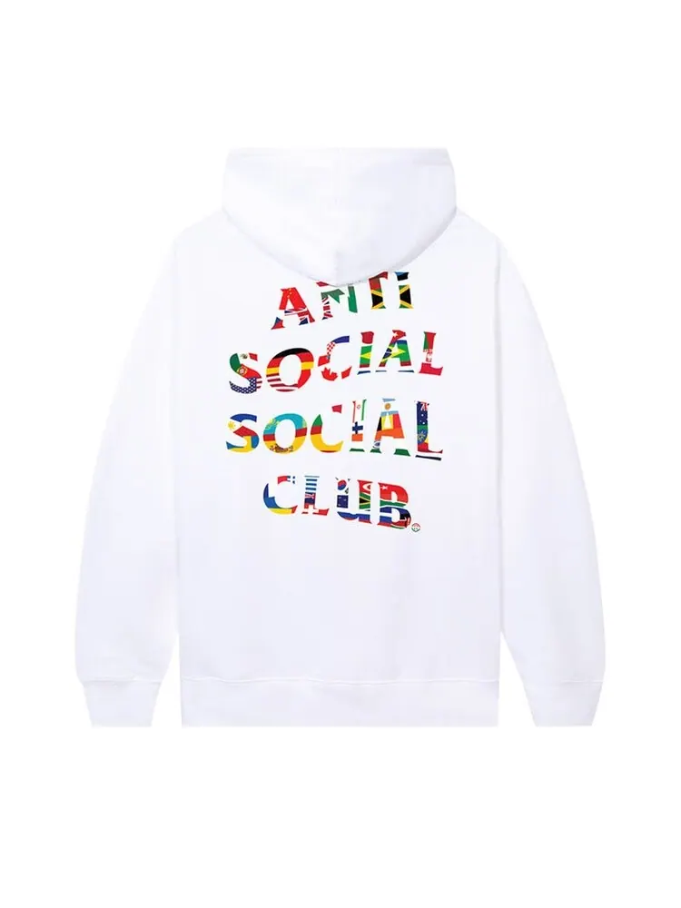 Худи Anti Social Social Club Flag Collage Hoodie — изображение 2 из 2, белый