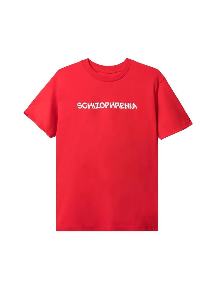 Футболка Anti Social Social Club Schizo Tee Red — изображение 1 из 1, красный