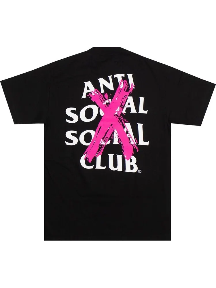 Футболка Anti Social Social Club Cancelled T-Shirt 'Black' — изображение 2 из 3, черный