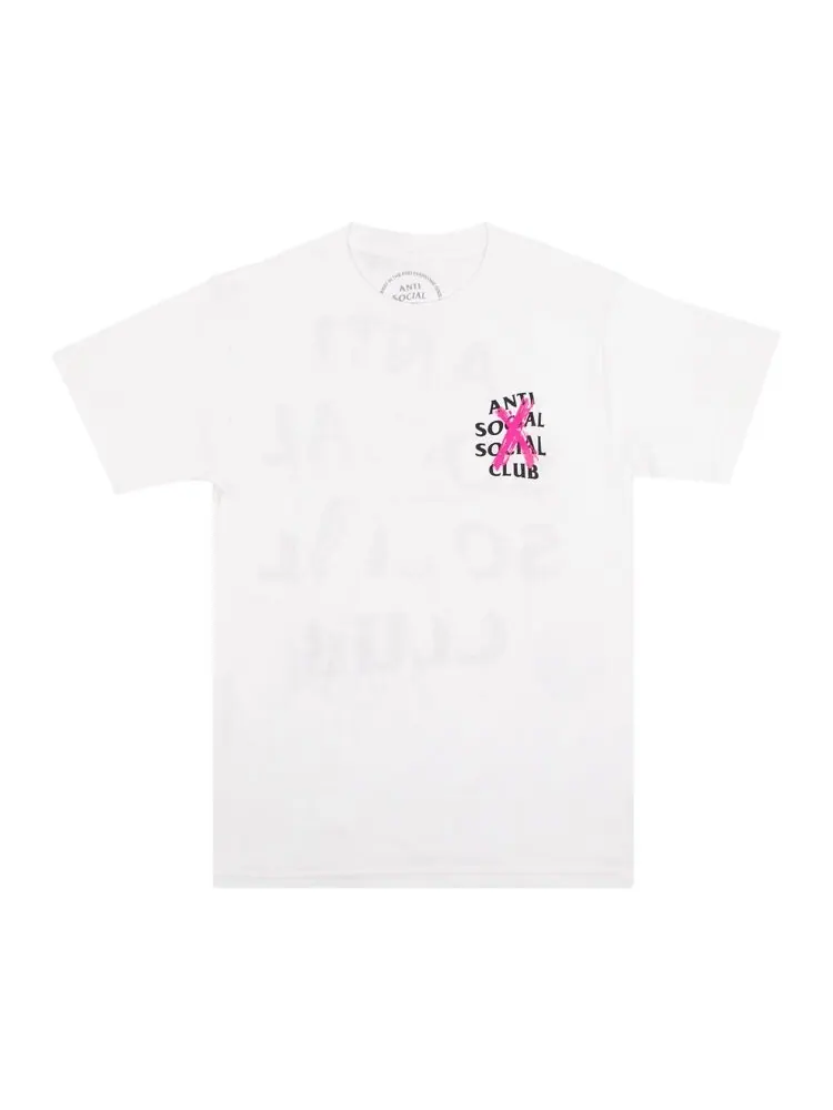 Футболка Anti Social Social Club Cancelled T-Shirt 'White' — изображение 1 из 3, белый