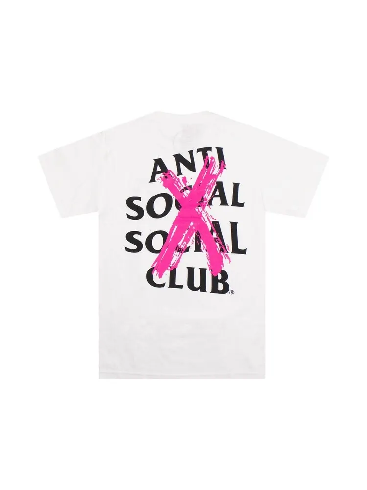 Футболка Anti Social Social Club Cancelled T-Shirt 'White' — изображение 2 из 3, белый