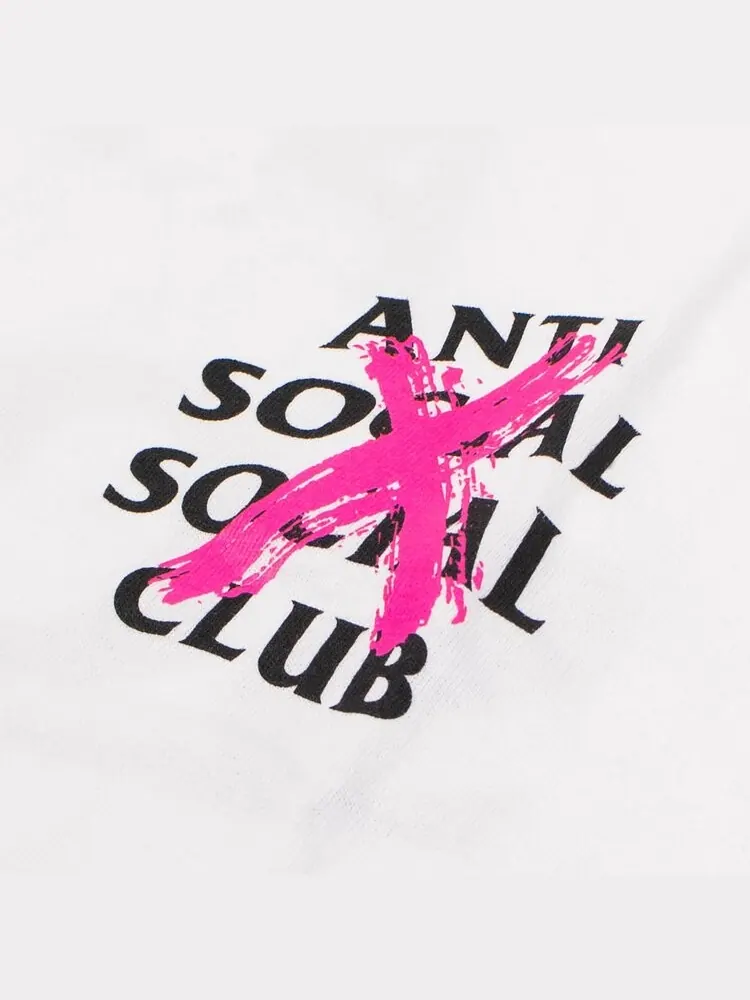 Футболка Anti Social Social Club Cancelled T-Shirt 'White' — изображение 3 из 3, белый