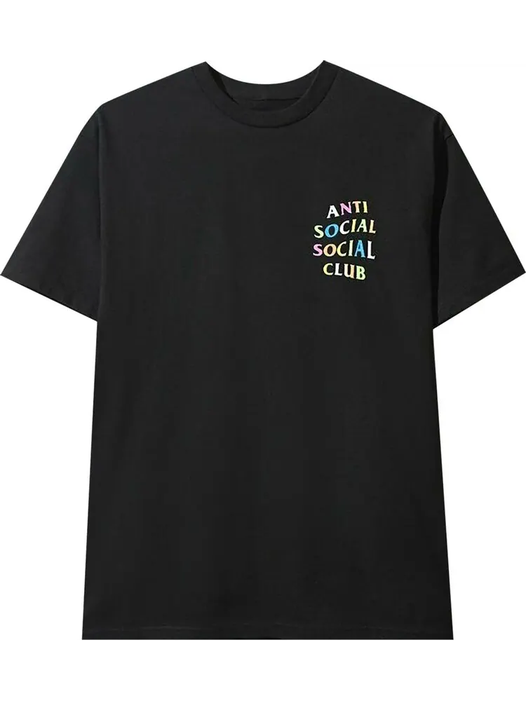 Футболка Anti Social Social Club Rainbow Tee 'Black' — изображение 1 из 1, черный