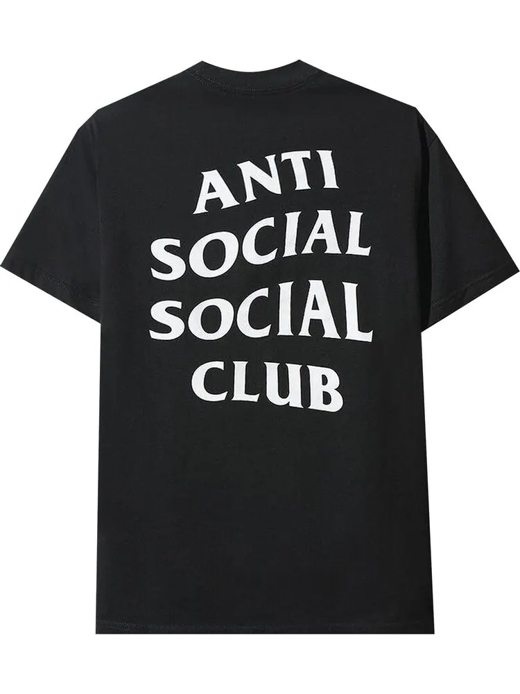 Футболка Anti Social Social Club Thank God Tee 'Black' — изображение 2 из 2, черный