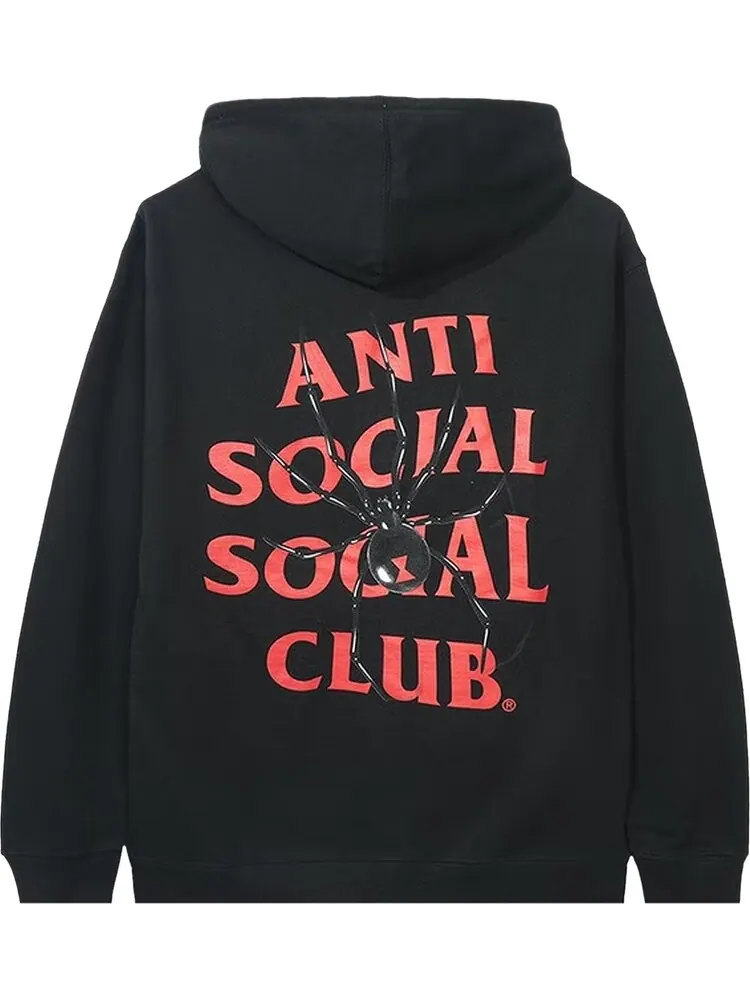 Худи Anti Social Social Club Bitter Hoodie 'Black' — изображение 2 из 2, черный