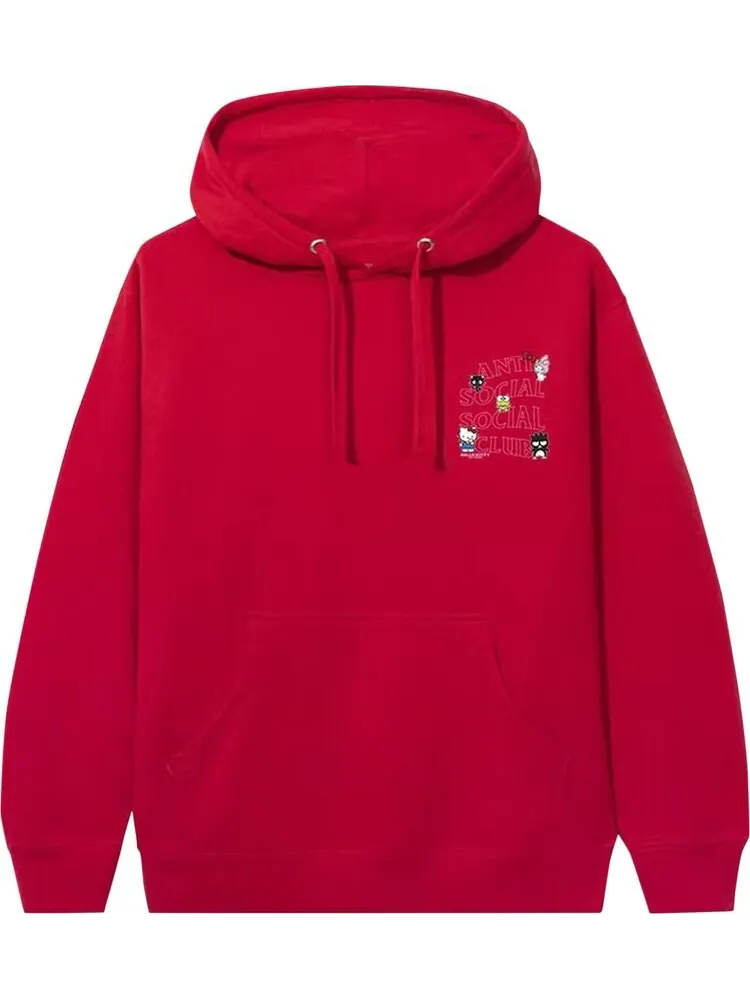 Худи Anti Social Social Club x Hello Kitty And Friends Hoodie 'Red' — изображение 1 из 2, красный