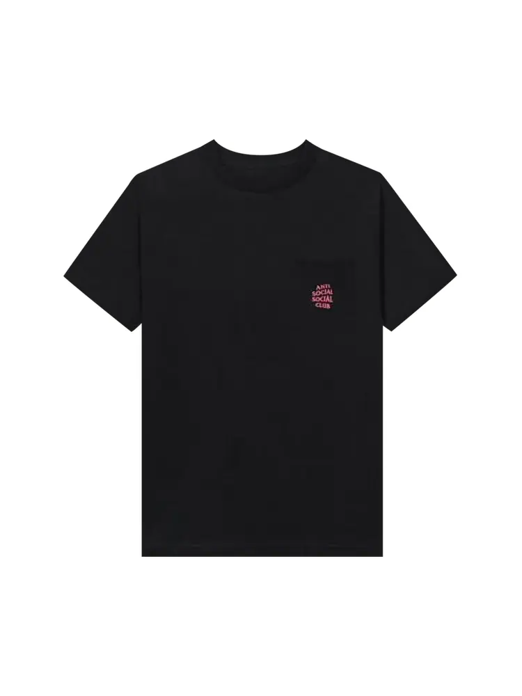 Футболка Anti Social Social Club Cross My Heart 'Black' — изображение 1 из 1, черный