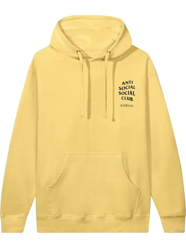 Худи Anti Social Social Club Australia Hoodie 'Yellow' — изображение 1 из 2, желтый