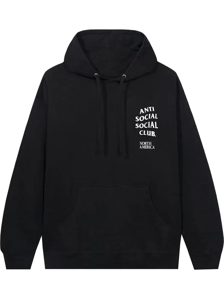 Худи Anti Social Social Club North America Hoodie 'Black' — изображение 1 из 2, черный