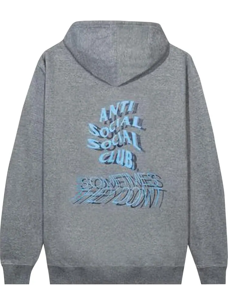 Худи Anti Social Social Club Sometimes They Don't Hoodie 'Grey' — изображение 2 из 2, серый