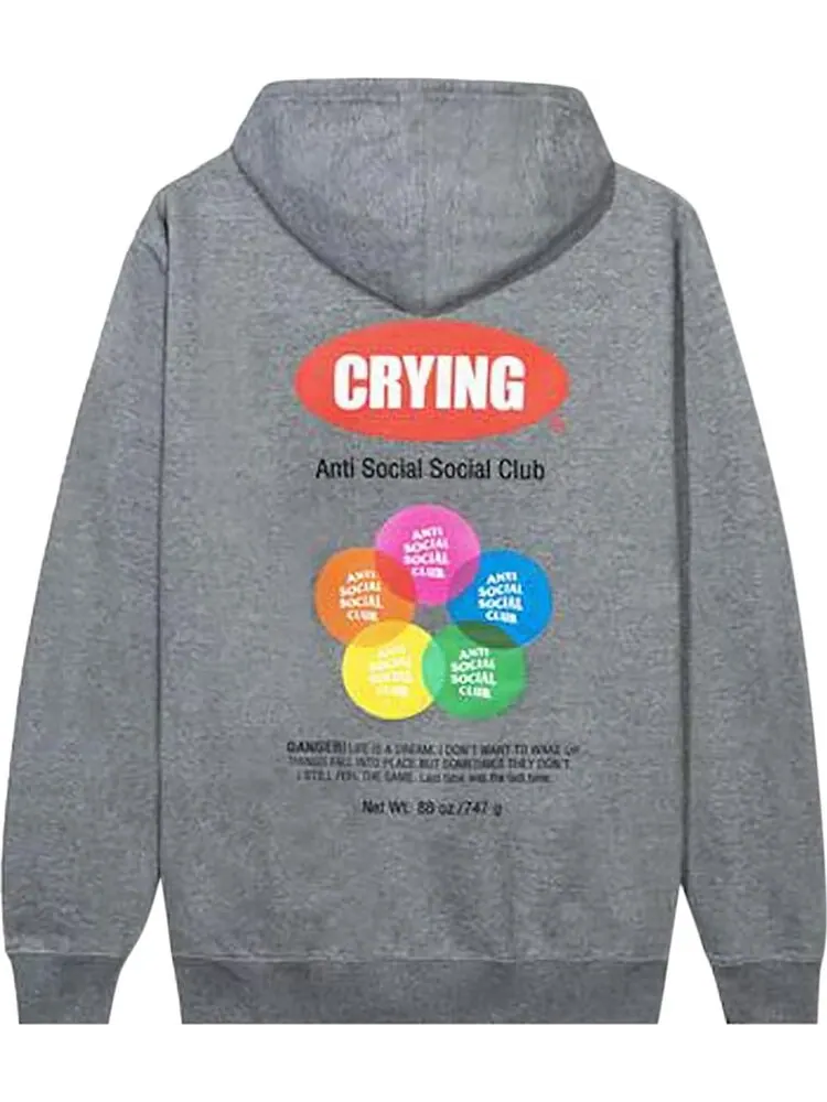 Худи Anti Social Social Club Toy With Me Hoodie 'Grey' — изображение 2 из 2, серый