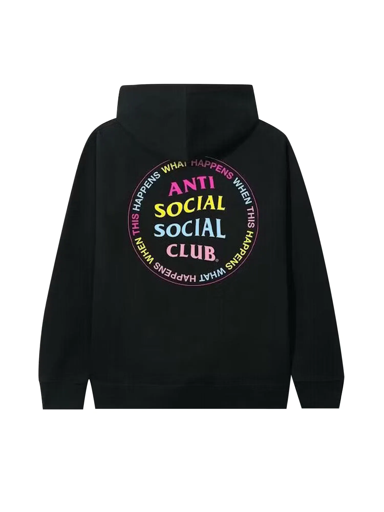 Толстовка Anti Social Social Club What Happened Черная — изображение 2 из 2, черный