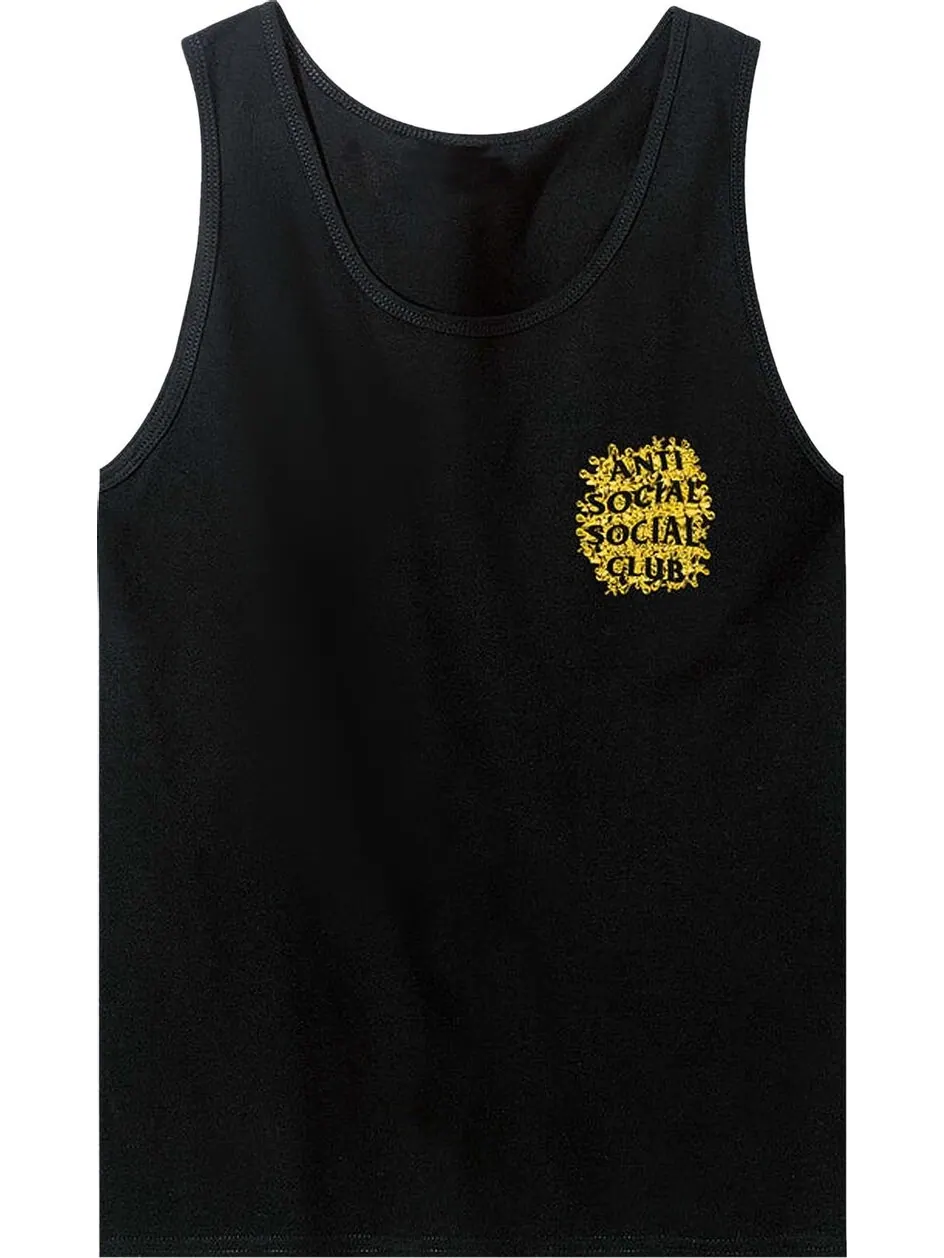 Топ Anti Social Social Club Our Experiment Tank Top 'Black' — изображение 1 из 2, черный