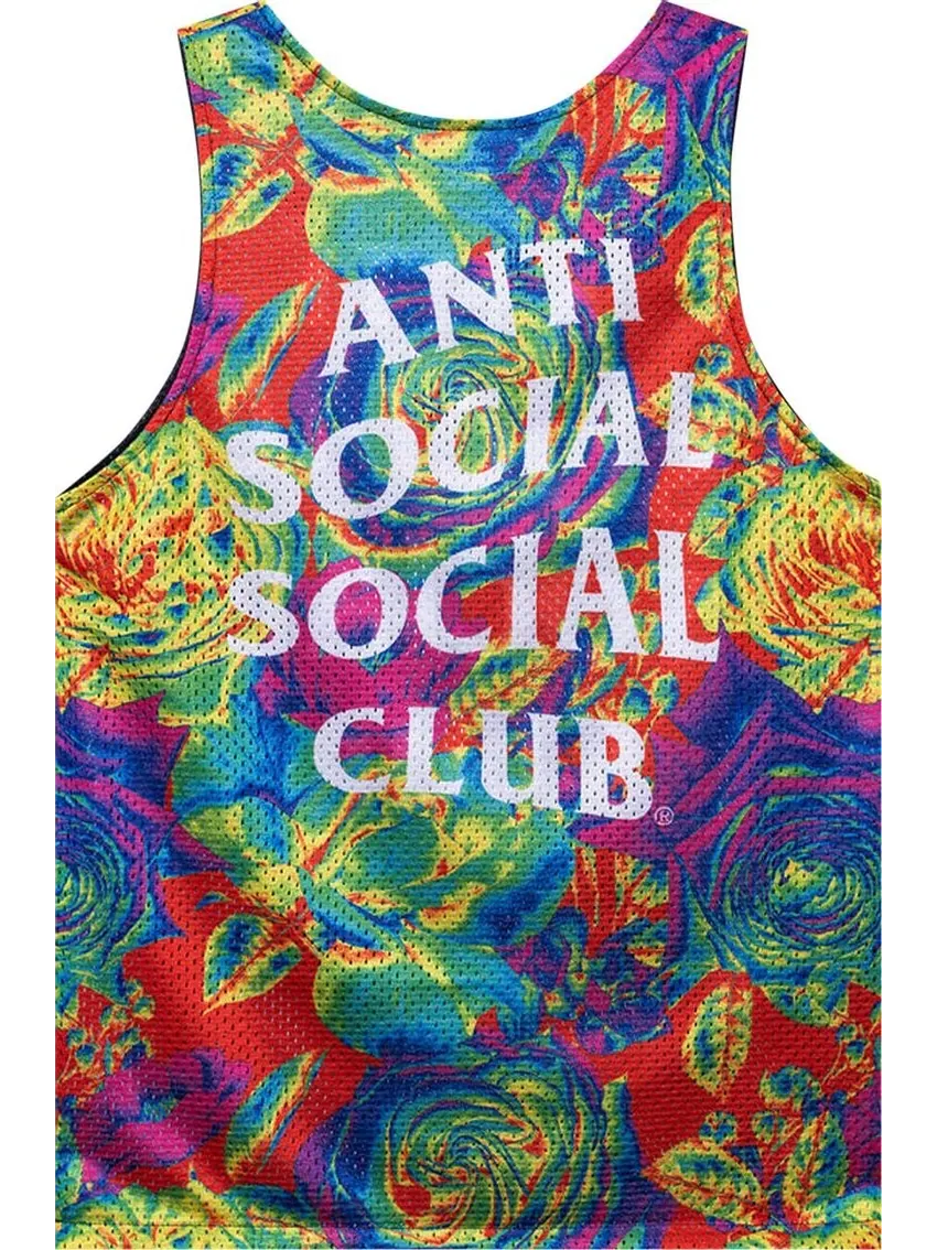 Топ Anti Social Social Club Pedals On The Floor Reversible Mesh Tank Top 'Multicolor' — изображение 1 из 3, мульти
