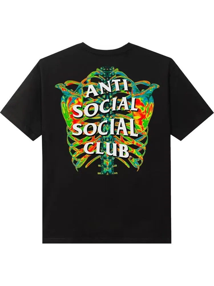Футболка Anti Social Social Club Blow To The Chest Tee 'Black' — изображение 2 из 2, черный
