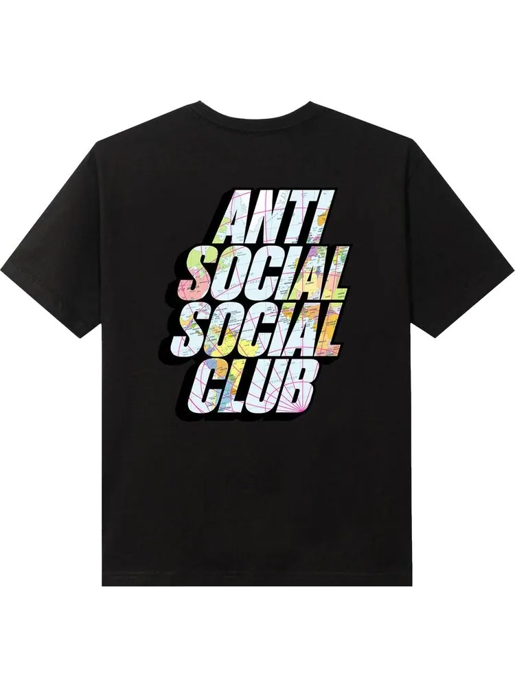 Футболка Anti Social Social Club Drop A Pin Tee 'Black' — изображение 2 из 2, черный
