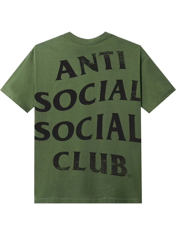 Футболка Anti Social Social Club Excessive Tee 'Army Green' — изображение 2 из 2, зеленый