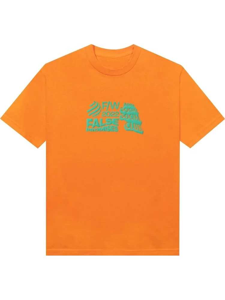 Футболка Anti Social Social Club False Promises Tee 'Orange' — изображение 1 из 2, оранжевый