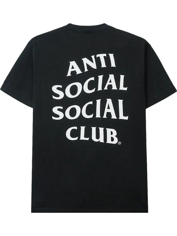 Футболка Anti Social Social Club Mind Games Tee Black — изображение 2 из 2, черный