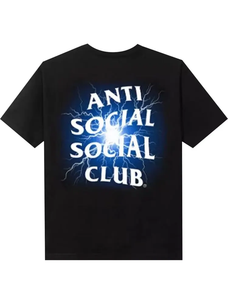 Футболка Anti Social Social Club Pain Glow In The Dark Tee 'Black' — изображение 2 из 2, черный