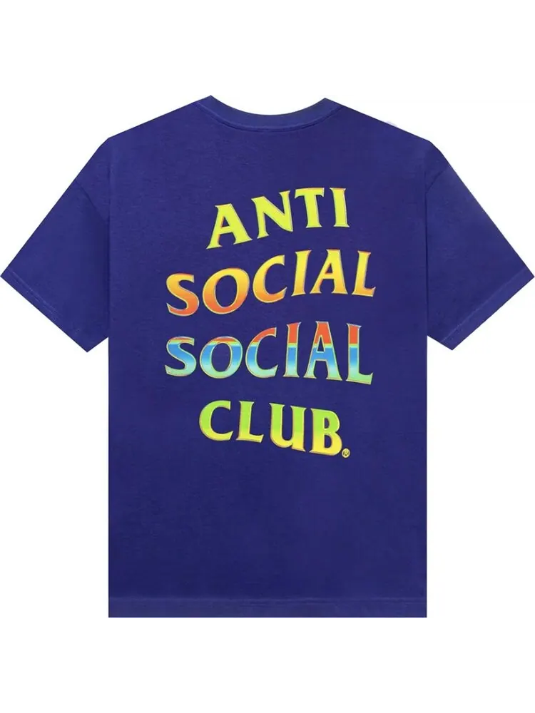 Футболка Anti Social Social Club Thermal Internal Tee 'Purple' — изображение 2 из 2, фиолетовый
