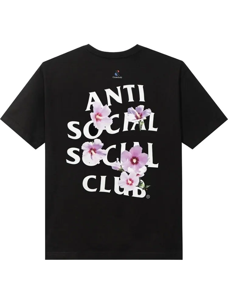 Футболка Anti Social Social Club x Case Study Mugunghwa Tee 'Black' — изображение 2 из 2, черный