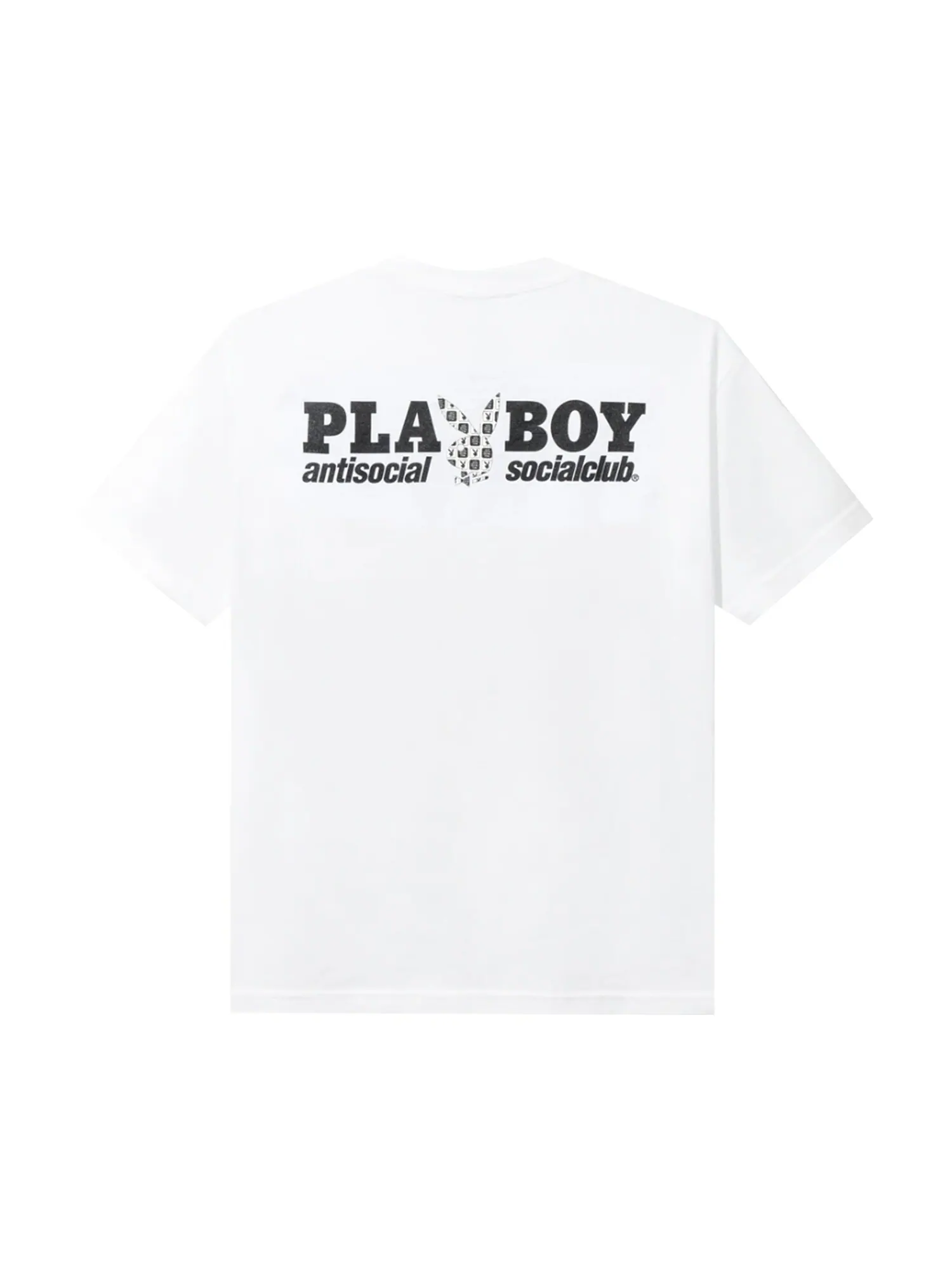 Футболка в клетку Anti Social Social Club x Playboy — изображение 2 из 2, белый