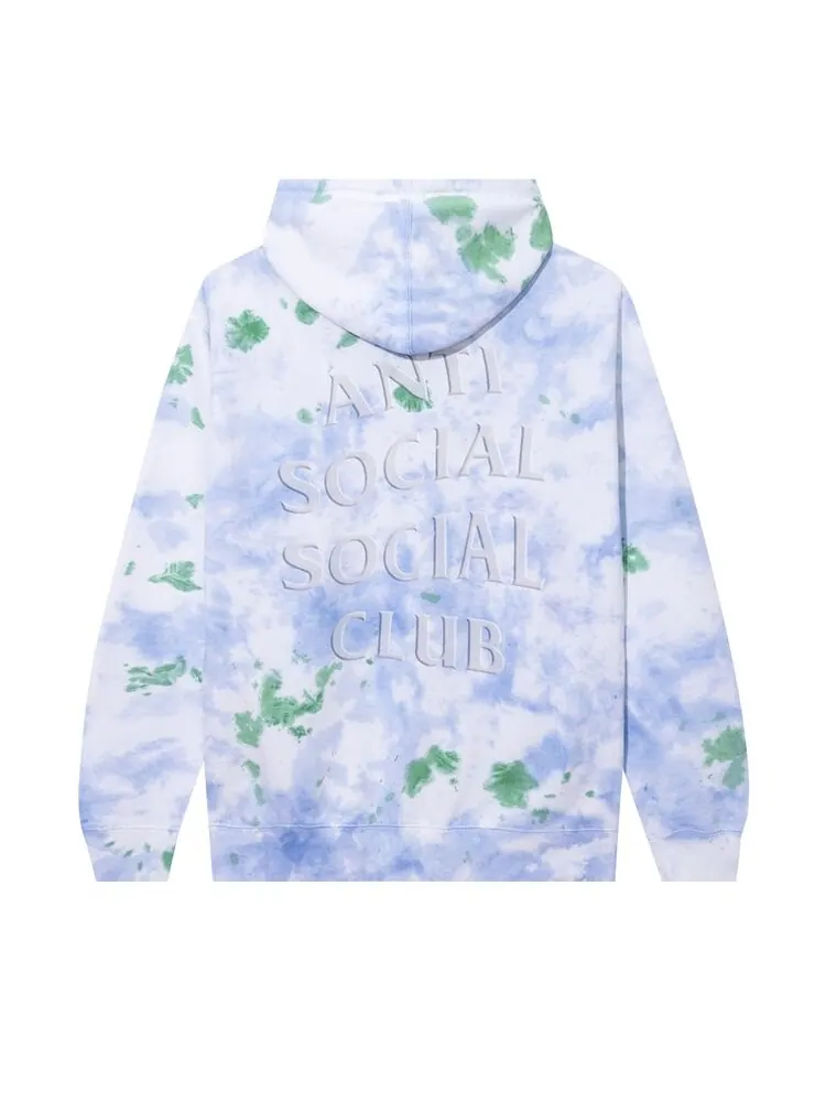 Худи Anti Social Social Club Beyond/Be Good Tie Dye Hoodie White — изображение 2 из 2, белый