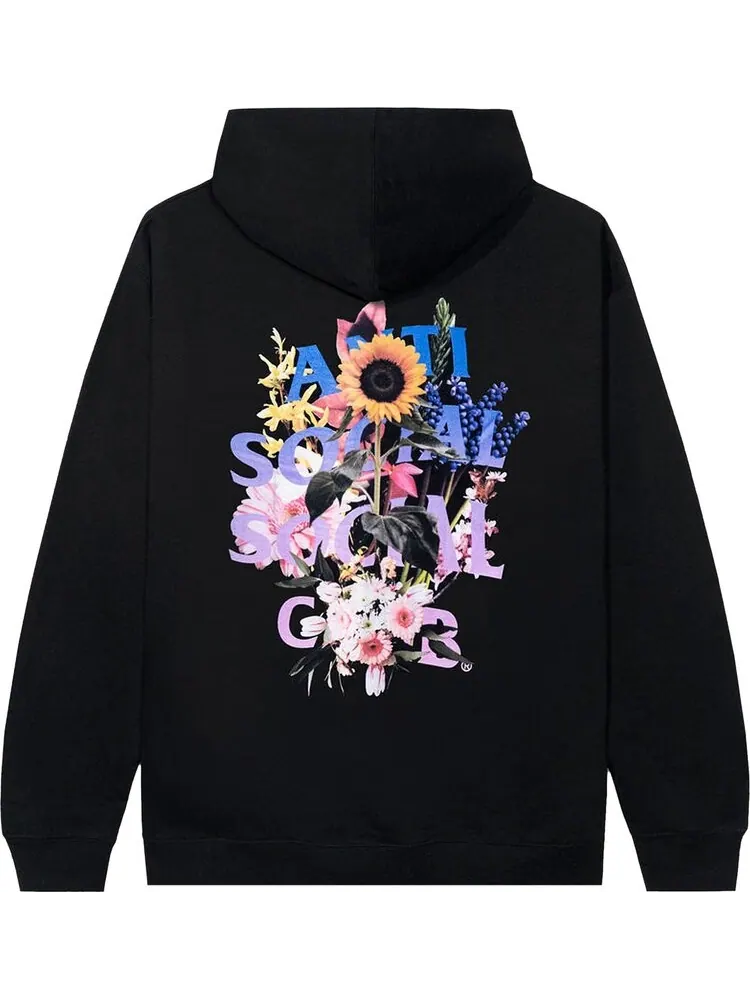 Худи Anti Social Social Club Bouquet For The Old Days Hoodie 'Black' — изображение 2 из 2, черный