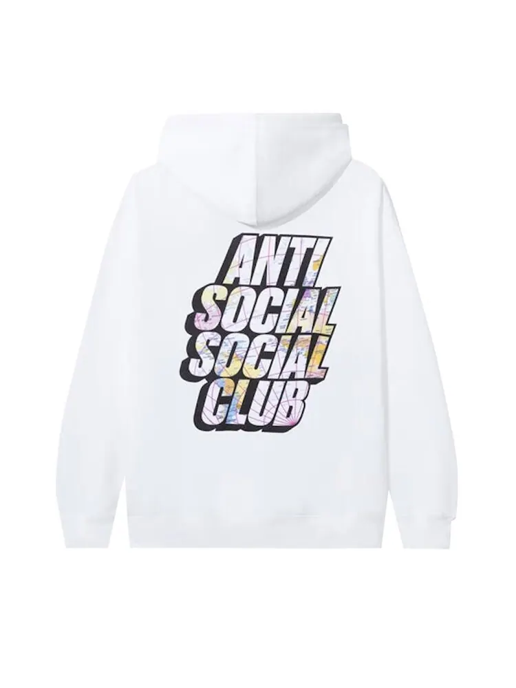 Худи Anti Social Social Club Drop A Pin Hoodie 'White' — изображение 2 из 2, белый
