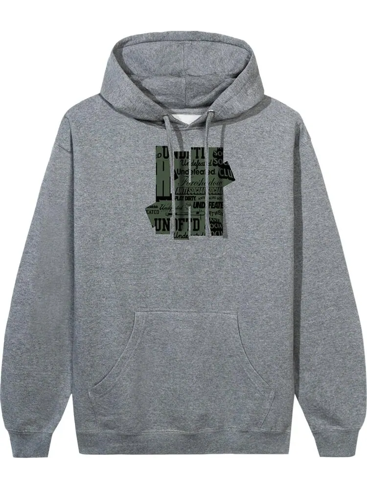 Худи Anti Social Social Club Don Dada Hoodie 'Heather Grey' — изображение 1 из 2, серый