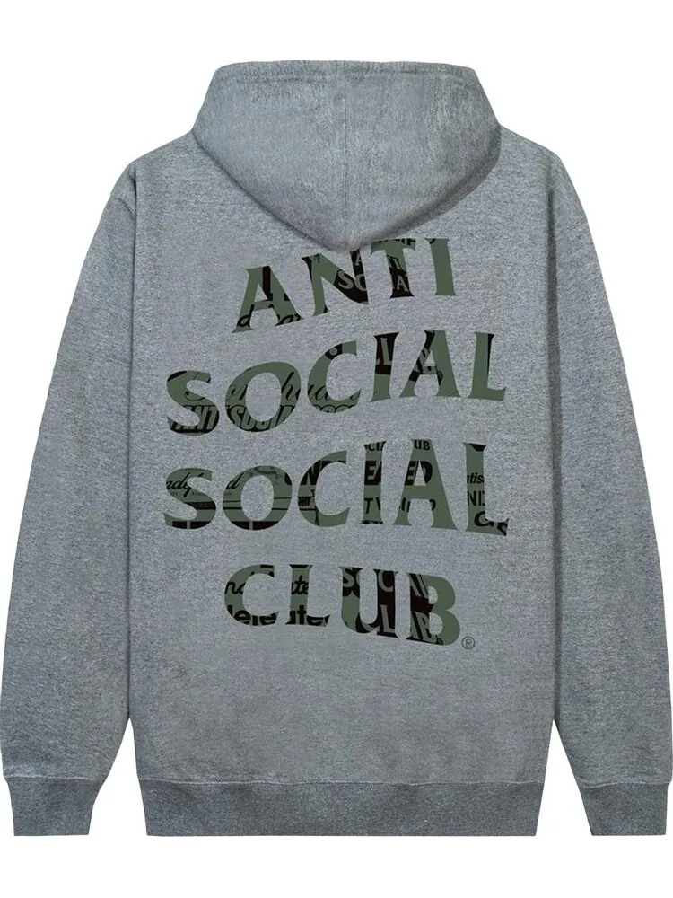 Худи Anti Social Social Club Don Dada Hoodie 'Heather Grey' — изображение 2 из 2, серый