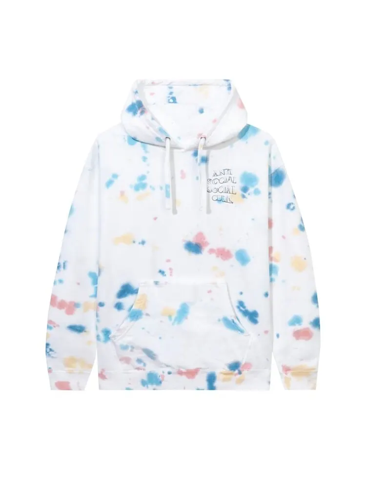 Худи Anti Social Social Club Freakshow Tie Dye Hoodie Multi — изображение 1 из 2, белый