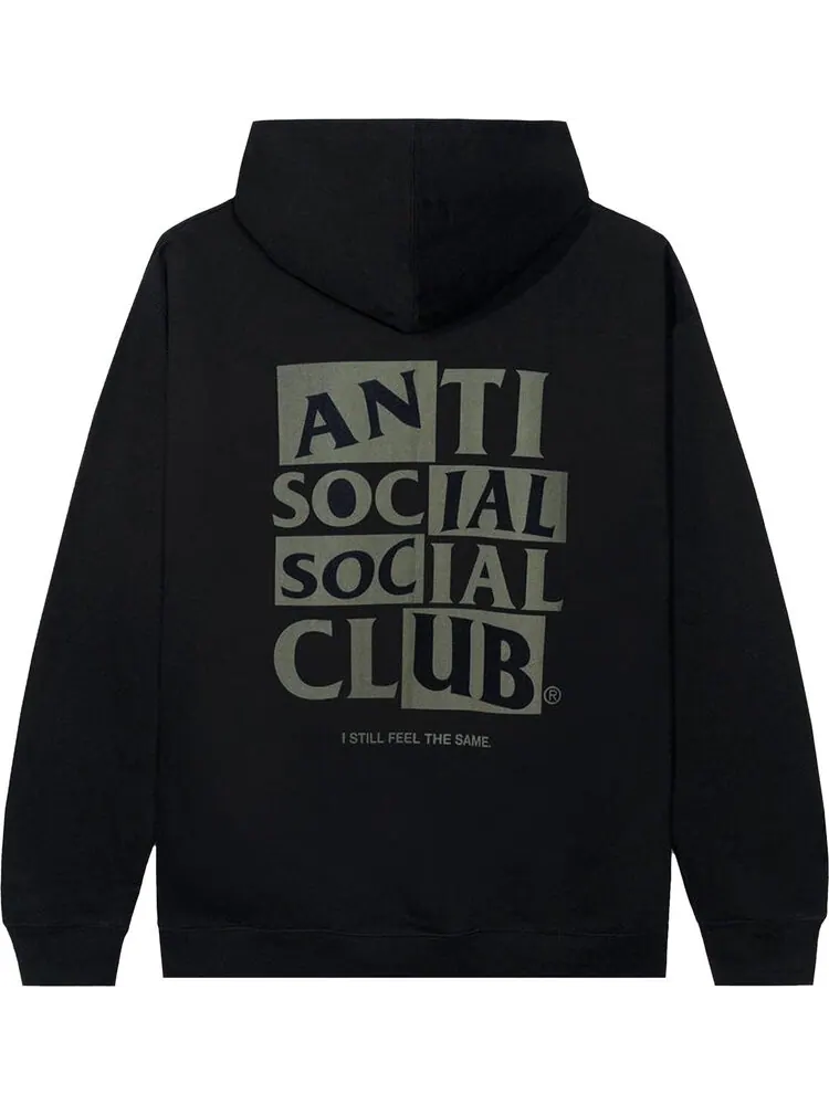 Худи Anti Social Social Club Muted Hoodie 'Black' — изображение 2 из 2, черный