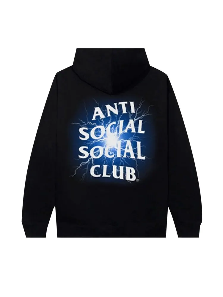 Худи Anti Social Social Club Pain Glow In The Dark 'Black' — изображение 2 из 2, черный