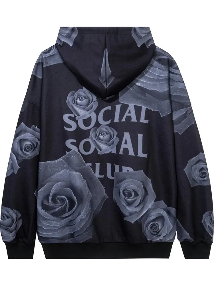 Худи Anti Social Social Club Petal To The Floor Hoodie 'Black' — изображение 2 из 2, черный