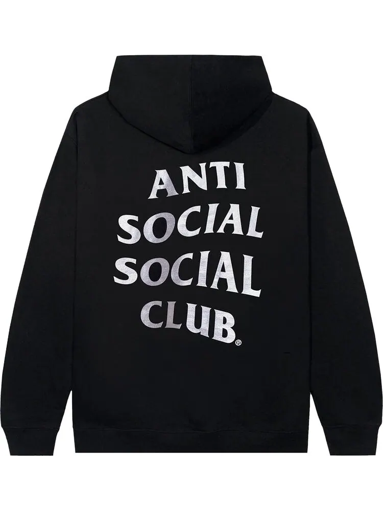 Худи Anti Social Social Club Y/N? Hoodie 'Black' — изображение 2 из 2, черный