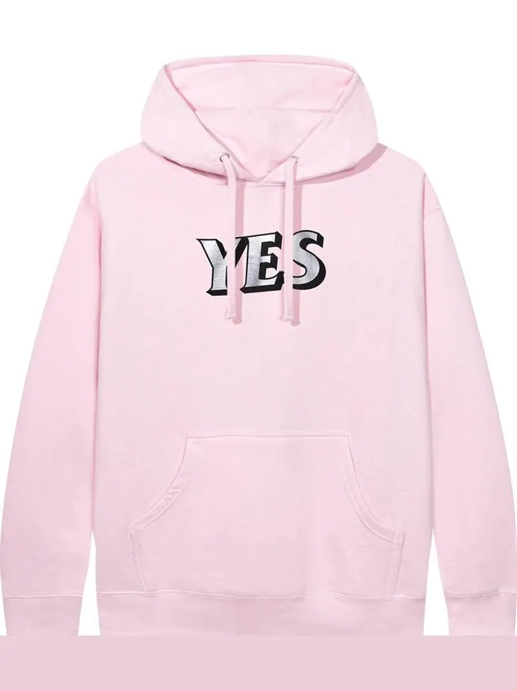 Худи Anti Social Social Club Y/N? Hoodie 'Pink' — изображение 1 из 2, розовый